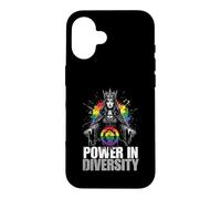 Custodia per iPhone 16 Il potere nella diversità LGBTQ Rainbow Pride Queen