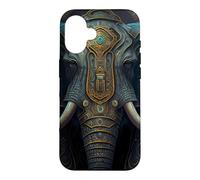 Custodia per iPhone 16 Il sublime maestoso re elefante fantasy