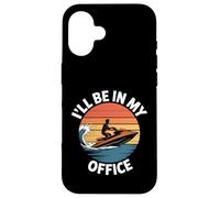 Custodia per iPhone 16 Ill Be In My Office Divertente Jet Ski Sarcastico