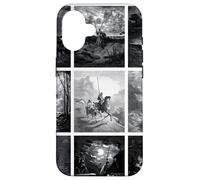 Custodia per iPhone 16 Illustrazioni di Don Chisciotte di Gustave Dore