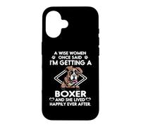Custodia per iPhone 16 I'm Getting A Boxer Funny Dog Mom Puppy Lovers