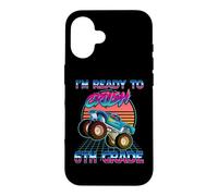 Custodia per iPhone 16 I'm Ready To Crush 6th Grade Monster Truck Back to School