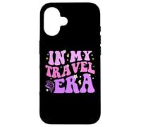Custodia per iPhone 16 In My Travel Era Vacation Trip Summer Hiking Camping Squad