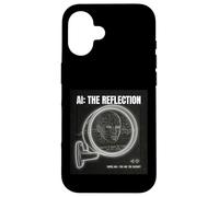 Custodia per iPhone 16 Intelligenza Artificiale Mirror Dati Self Cyberpunk AI grande