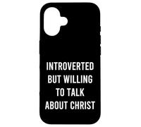 Custodia per iPhone 16 Introverso ma disposto a parlare di Cristo Cure Christian