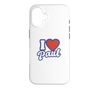 Custodia per iPhone 16 Io amo Paul