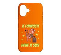 Custodia per iPhone 16 Io composto quindi sono Natura Bio Riciclaggio Ecologia