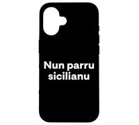 Custodia per iPhone 16 "Io non parlo siciliano". Divertente parola siciliana