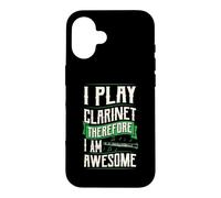 Custodia per iPhone 16 Io suono il clarinetto quindi sono fantastico