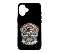 Custodia per iPhone 16 Iron Sharpens Iron Christian Men Bible Scripture Gym Workout