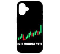 Custodia per iPhone 16 Is it monday yet? Trader azioni mercato azionario Borsa