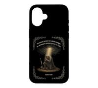 Custodia per iPhone 16 Isaiah 4110 - Preghiera cristiana del cavaliere di fede, design