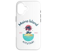 Custodia per iPhone 16 Isola di Maina Aitutaki Isole Cook