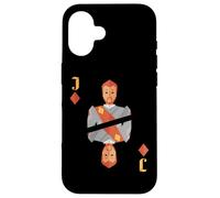 Custodia per iPhone 16 Jack Of Diamonds - Mazzo di carte Halloween