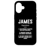 Custodia per iPhone 16 James Definition Funny Talented Great Cosplay James Jimmy