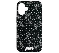 Custodia per iPhone 16 Jaws Shark Bones All Over Print