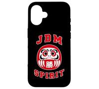 Custodia per iPhone 16 JDM Spirit Daruma Vittoria Kanji - Stile Strada Giapponese