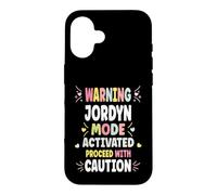 Custodia per iPhone 16 JORDYN Personalized Women's Gift Custom JORDYN