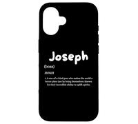 Custodia per iPhone 16 Joseph Definition Personalized Name Custom Costume For Joes