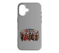 Custodia per iPhone 16 Juneteenth Celebrate Freedom African American Family