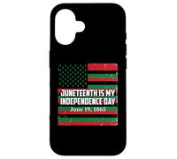 Custodia per iPhone 16 Juneteenth Freedom Day 1865 Celebration