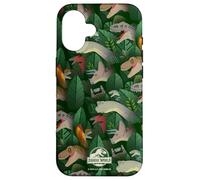 Custodia per iPhone 16 Jurassic World Dinosaurs in the Wild All-Over Print