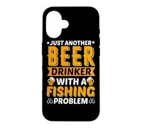 Custodia per iPhone 16 Just Another Beer Dinkker With A Fishing Problem Beer Lover