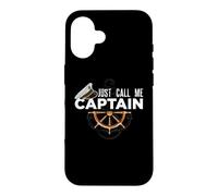 Custodia per iPhone 16 Just Call Me Captain - Boating Sailor - Anchor Boat Sailing