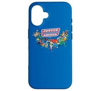 Custodia per iPhone 16 Justice League Here They Come