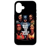 Custodia per iPhone 16 Justice League Movie Save The World Poster