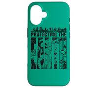 Custodia per iPhone 16 Justice League Protecting The Earth