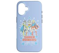 Custodia per iPhone 16 Justice League Super Powers X3