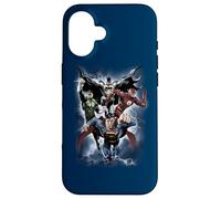 Custodia per iPhone 16 Justice League The Coming Storm