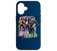Custodia per iPhone 16 Justice League Triple Threat