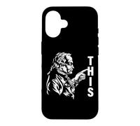 Custodia per iPhone 16 Kant Touch This Funny Philosophy Pun regalo per filosofi