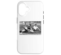 Custodia per iPhone 16 Kenny Dalglish Liverpool Man Utd 1982 Mondiali di calcio