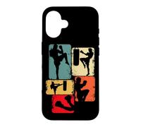 Custodia per iPhone 16 Kickboxing Kickboxer Karate Taekwondo Ragazzi Bambini Uomini
