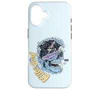 Custodia per iPhone 16 "Killer Surf" Skull Surf Vintage Wave Skeleton Surfing