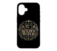 Custodia per iPhone 16 Kitchen Witch Pantry Alchemist Cucina Maga Erbe Strega