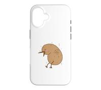 Custodia per iPhone 16 Kiwi Bird in caduta libera