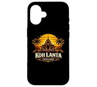 Custodia per iPhone 16 Koh Lanta Thailandia Sunset Island Travel Design