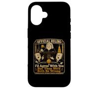 Custodia per iPhone 16 L"ID ufficiale della sentenza è d"accordo con te Pickleball entrambi sbagliati