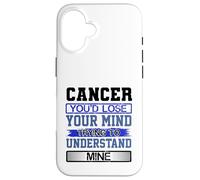 Custodia per iPhone 16 L"umorismo di compleanno perde la mente per capire il mio Cancro Compleanno