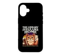 Custodia per iPhone 16 La biblioteca sembra casa perché i libri sono dove vivo
