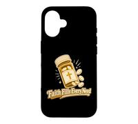 Custodia per iPhone 16 La fede riempie ogni bisogno di Christian Pharmacy Cross