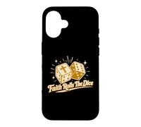 Custodia per iPhone 16 La fede tira i dadi Christian Faith Gaming