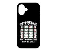 Custodia per iPhone 16 La felicità sta giocando a Mahjong con le ragazze