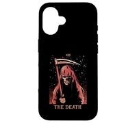 Custodia per iPhone 16 LA MORTE Tarocchi XIII Halloween 13 Trasforma Meme
