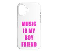 Custodia per iPhone 16 La musica è il mio ragazzo
