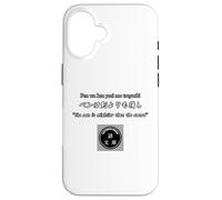 Custodia per iPhone 16 La penna è più potente della spada